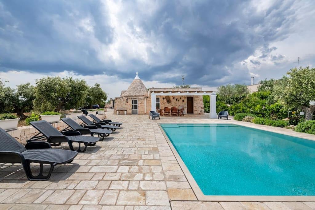 Villa Trullo Oasi Santo Stefano - Private Pool Castellana Grotte Exterior foto